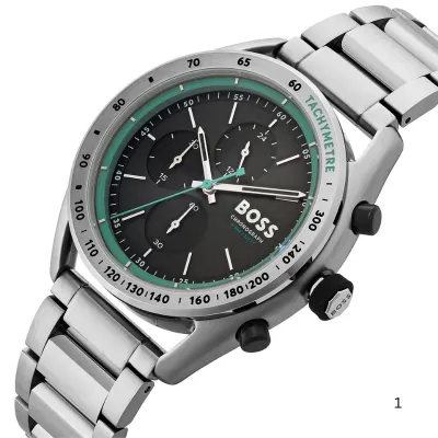 Hugo Boss Center Court Black Dial Men's Watch
